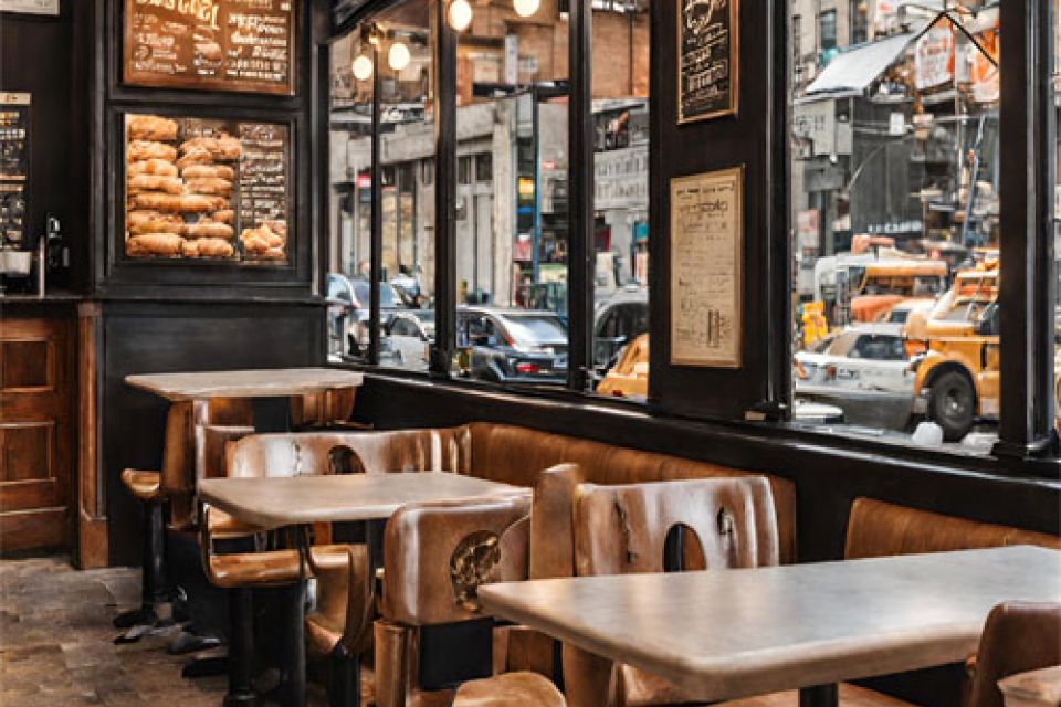 New York Pumpernickel Bagel with Scallion Cream Cheese