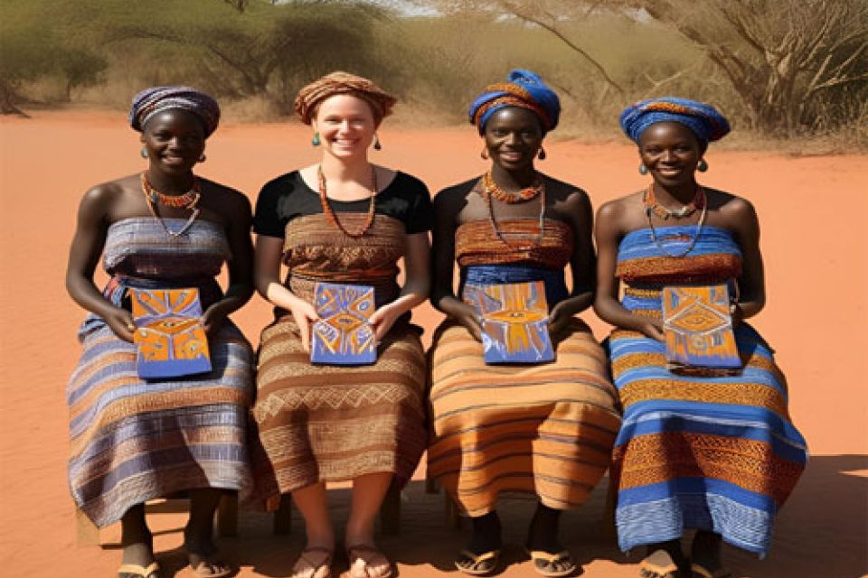 Mud Cloth Painting in Ségou