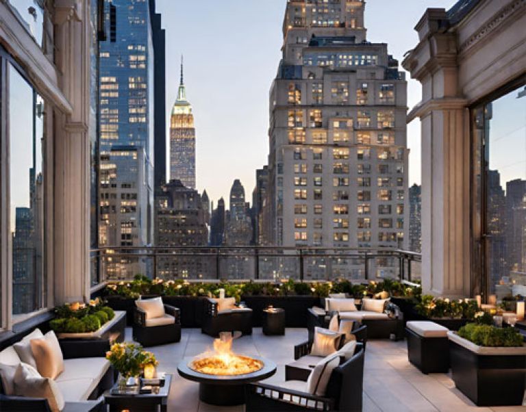 New York - The Peninsula Rooftop  Favourite rooftops for drinks -