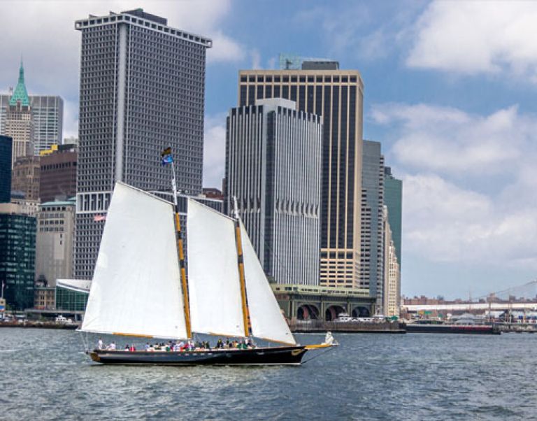 Sailing the Hudson in New York