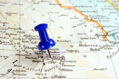 Mapa Riad