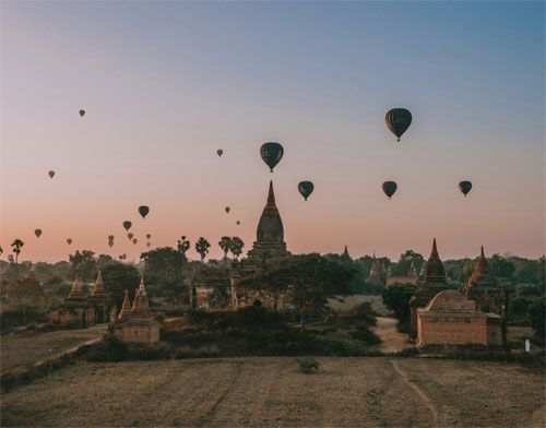 Sunrise Hot Air Balloon Ride Over Bagan