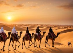 a desert adventure in Abu Dhabi